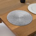 thumbnail image 3 of Round Pvc Lace Placemat Silver - Set of 12, 3 of 3