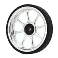 thumbnail image 3 of Folding Bike Easy Wheel, Smoother Rolling 82mm Easy Wheel Beautiful Appearance  For Folding Bike Silver, 3 of 8