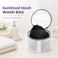 thumbnail image 4 of Woolite Bra Wash Bag, 2 Pack, White, 4 of 5