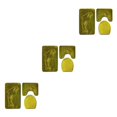 thumbnail image 1 of Baohd 3pieces Multi-functional Non-Slip Chenille Bath Rug Any Bathroom Eco-friendly PJ210922-A021 3Set, 1 of 6