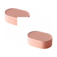 thumbnail image 1 of Oleegame 2PC Spoon And Lid Rest Macaron Color Travel Soap Box Portable Creative Soap Box Waterproof With Lid Soap Plastic Box Pink, 1 of 9