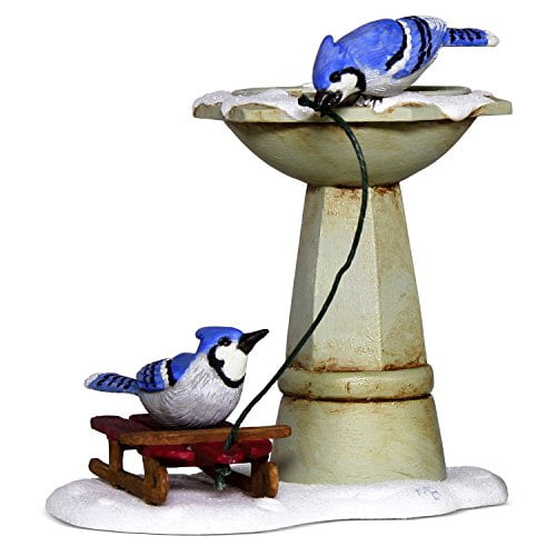 Hallmark Souvenir Ornement de Noël 2018 Année Datée, Marjolein Bastin Marjoleins Jardin Bain Blue Jays