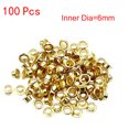 thumbnail image 2 of 100 Pcs 6Mm Titanium Eyelets Washer Leather Diy Shoes Cloth Repair Grommet, 2 of 2