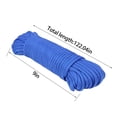 thumbnail image 2 of 50 Foot Blue Boat Rope Parachute 550 Cord Type III 7 Strand Paracord,Parachute 550 UV Resistant Polypropylene Ski Rope Utility Cord for Clothes Line Flag Pole Camping Crafting, 2 of 6