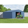 thumbnail image 1 of Arrow Classic Metal Shed, 14 x 14, Blue Grey, 1 of 8