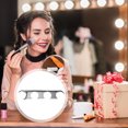 thumbnail image 1 of CHICHUMID Suction Cup LED Vanity Lights Mirror Lighting ABS Silver 1Pcs, 1 of 6