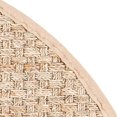 thumbnail image 4 of Safavieh NF114A-3R Tapis Rond en Fibre Naturelle, Naturel & Beige - 3 x 3 Pi., 4 of 5