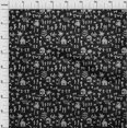 thumbnail image 4 of oneOone Rayon Black Fabric Asian Floral Block Craft Projects Decor Fabric Printed by The Yard 56 Inch Wide, 4 of 4