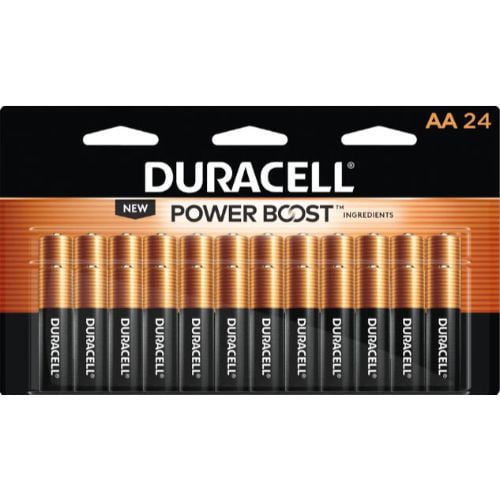 Duracell Coppertop Pile Alcaline Longue Durée, Tout Usage AA 24 Unités - Lot de 2