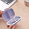 thumbnail image 4 of Boovnll Travel Organizer 1 Pack 8 Compartments Daily Case Small Box For Pocket Purse Portable Container Organizer, 4 of 6