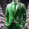 thumbnail image 2 of Men's & Suit Jackets Men Slim Fit Suit Men Prom Jackets Boho Ethnic Style Two Dress Suits for Men Slim Fit Suit Men Button Business Casual Jacket Suits for Men Mens Suit Big And Tall for Men, 2 of 3