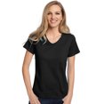 thumbnail image 1 of Hanes T-Shirt Col en V Coupe Décontractée pour Femmes ComfortSoft - 5780, 1 of 1