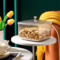 thumbnail image 4 of LCXmlly Fruit Plate Transparent Snack Dish Large Capacity Serving Platter Multiuse Container, 4 of 6