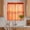 Orange#544, variant on Woven Plaid Room Darkening Curtains 52x39in Light Blocking Noise Reducing Drapes for Living Room Bedroom Balcony