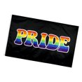 thumbnail image 3 of 1Pc Creative Rainbow Flag Gay Pride Flag LGBT Decorative Flag Banner for Celebration (Black), 3 of 5