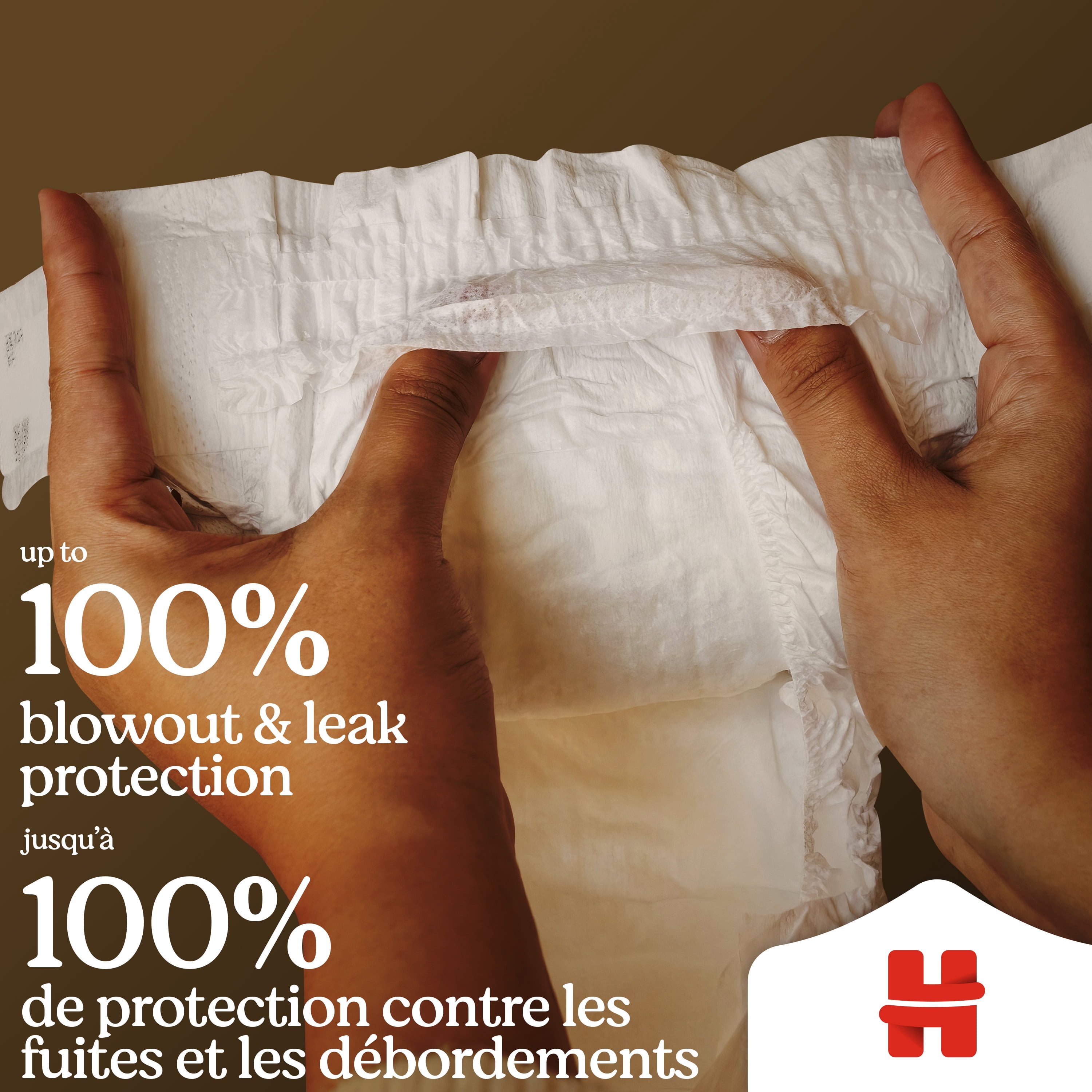 Couches pour bébé Huggies Skin Essentials, taille 6 (35+ lb), 108 couches