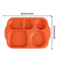 thumbnail image 3 of Yhmxh Plates Set Kitchen Gadgets Wheats Straw Children's Meal Plates Student Five Meal Plates Thickened Cafeteria Partition Tableware Multi Lunch Plates Kitchen Essentials Kitchen Accessories, 3 of 5
