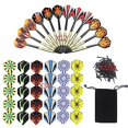 thumbnail image 2 of Darts Set, 12 Pieces Hold Soft Darts With Soft Tip Point, Suitable For Electronic Dart Board, Additional 42 Dart Pieces And 100 Black Plastic Dart Tip, 2 of 5