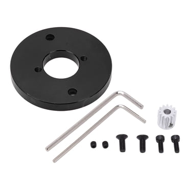 Motor Mounting Holder, Easy To Install Portable Aluminum Alloy Flexible RC Car Upgrade Motor Holder  For 1/12 RC Cars Black