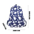 thumbnail image 3 of Aihimol Cute Cow Print Backpack Fashionable And Versatile Large Capacity Backpack Small And Fresh Student Backpack Casual Backpack, 3 of 6