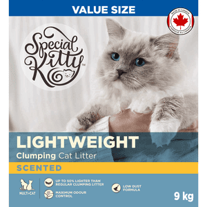 Special Kitty Lighweight Clumping Litter de chat parfumé 9kg