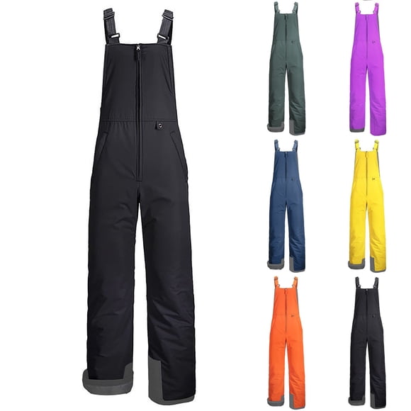 RKSTN Salopettes de Neige Isolées pour Hommes Surdimensionnées Imperméables Coupe-Vent Amples Pantalon de Ski Salopette de Planche à Neige Pantalon de Planche à Neige pour Hommes Grande Taille avec Bretelles Séchage Rapide Jambe Droite Combinaison une Pièce de Ski