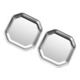 thumbnail image 1 of HLONK 2 Pcs Assiette Octogonale Décorative pour Collation Petites Assiettes en Métal Japonais Inox, 1 of 6