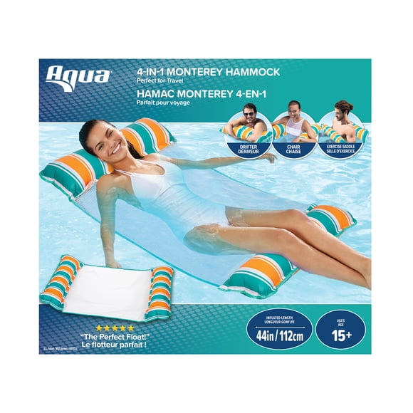Hamac de piscine Monterey Aqua 4-en-1 Aqua Leisure