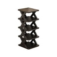 thumbnail image 1 of Maplenight 5-Tier Shoe Rack Plastic, No-Tools Storage Tower, Dorm, Entryway, Office, Space-Saver Sneaker Shelf Black, 1 of 6