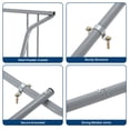 thumbnail image 4 of Support de Plancher pour Vélo en Acier Robuste – Support Autoportant Enduit de Poudre avec Fini Résistant aux Intempéries, outil-Free Assembly, Rangement Simple Ou Double Côté – Idéal pour Garage, Cour Ou Événements – Noir Ou Gris, 4 of 7