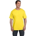 thumbnail image 2 of Hanes Beefy-T Men`s Pocket T-Shirt, 3XL, Yellow, 2 of 7