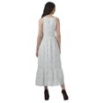 thumbnail image 4 of Moomaya Robe Imprimée Femme Fête Mariage Tenue de Fête Col Licou Robe Maxi en Rayonne, 4 of 4