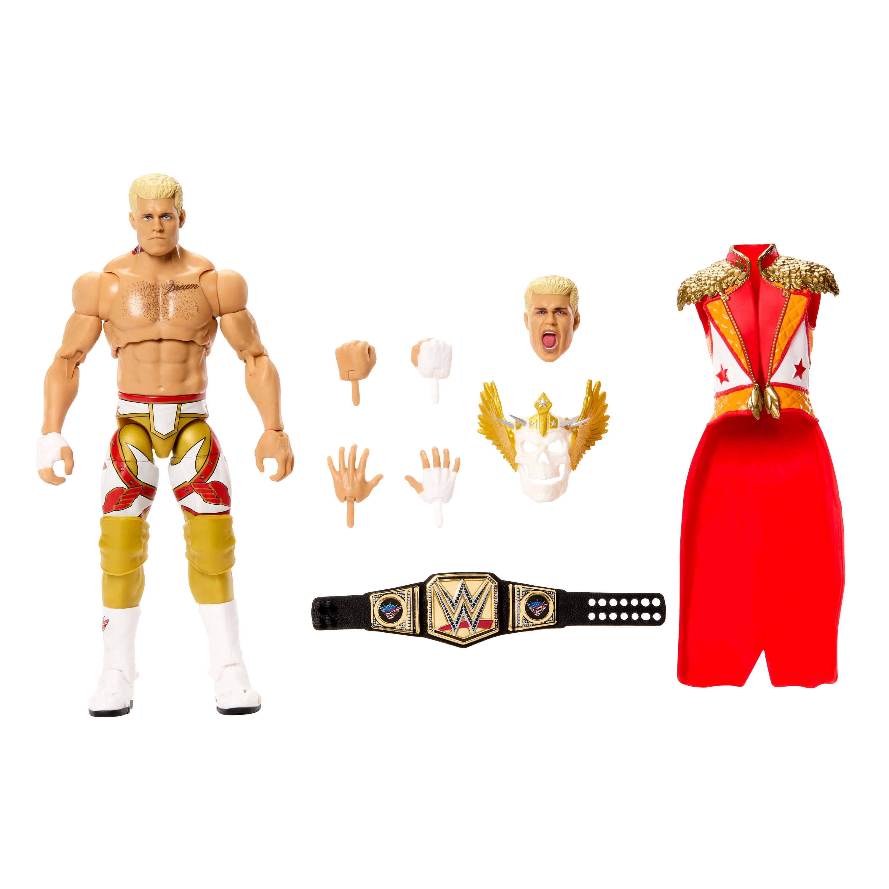 WWE Ultimate Edition Cody Rhodes Action Figure & Accessories Set, 6-inch Collectible Superstar