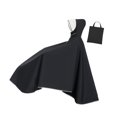 thumbnail image 4 of S SERENABLE Poncho de Pluie pour Vélo à Capuche Couvrant Tout le Corps Manteau de Pluie Compact Noir, 4 of 9