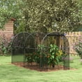 thumbnail image 2 of Outsunny 9.8' x 3.9' Plant Protector from Animals with Zipper Roll-Up Door, 2 of 10