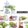 thumbnail image 4 of Yosoo Multi-function Manual Orange Fruits/Vegetable Juicer Machine Kitchen Fresh Juice Extractor, Juice Extractor, Manual Juicer, 4 of 8