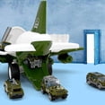 thumbnail image 4 of 6 Vehicles in Aircraft Passenger Plane Toy Green_6 Military Vehicles, 4 of 7