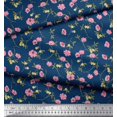 thumbnail image 2 of Soimoi Rayon Fabric Leaves & Floral Artistic Decor Fabric Printed Yard 56 Inch Wide, 2 of 4