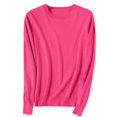 thumbnail image 1 of Timegard Womens Sweaters Crewneck Comfy Knit Pullover Fall Winter Casual Solid Color Long Sleeve Tops, 1 of 6