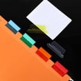 thumbnail image 4 of 25 Pcs File Folder Tabs,Hanging Folder Tabs, Transparent Hanging File Folder Tabs,3 Inch Plastic Tabs For File Folders,Plastic Tabs For Hanging Folders, Hanging Folder Tabs For School,Blue, 4 of 7