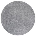 thumbnail image 1 of HomeRoots 352623 6 ft. Round Polyester Grey Heather Area Rug, 1 of 1