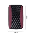 thumbnail image 3 of Leather Car Armrest Box Mat Universal, Soft Microfiber Center Console Cover with Non-Slip Sponge Backing, Protects Against Spills Scratches and Pet Claws for SUV Truck and Sedan Interiors, 3 of 8