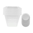 thumbnail image 4 of Flynix 6x Pots pour Orchidées Transplantation Réutilisables Patio Légers Rempotage avec Trous 14cm Carré Blanc, 4 of 10