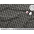 thumbnail image 2 of Soimoi Black polyester Crepe Fabric Brush Stroke & Dots Abstract Printed Fabric 1 Yard 52 Inch Wide, 2 of 5