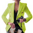 thumbnail image 2 of MesaSe Womens Casual Pocketed Office Blazers Draped Open Front Cardigans Jacket Work Suit Red, 2 of 4