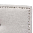 thumbnail image 4 of Baxton Studio Windsor Tufted King Panel Headboard in Grayish Beige, 4 of 6