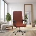 thumbnail image 1 of Solid Color Brushed High Elastic Chair Cover Soft And Comfortable Chair Seat Cover -proof And- Chair Slipcover Suitable For Dining Chair, 1 of 5