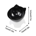 thumbnail image 3 of Plastic Pet Bowl - Elevated, Anti-Choking Design, for Cats and Small Dogs, Dishwasher Safe, 3 of 7