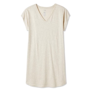 Chemise de nuit à encolure en V George pour femmes