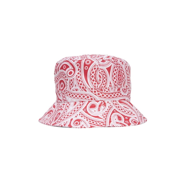 TopHeadwear Sized Bucket Hats - Tribal - Red/White - Small/Medium